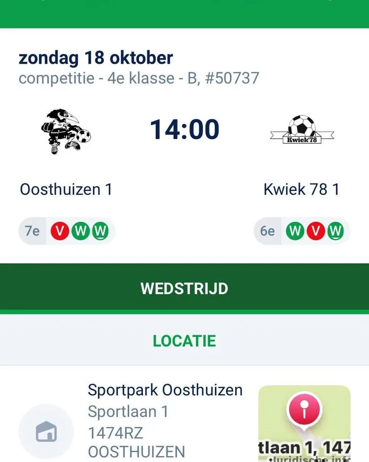 Foto bij het bericht: V.V. OOSTHUIZEN - KWIEK'78