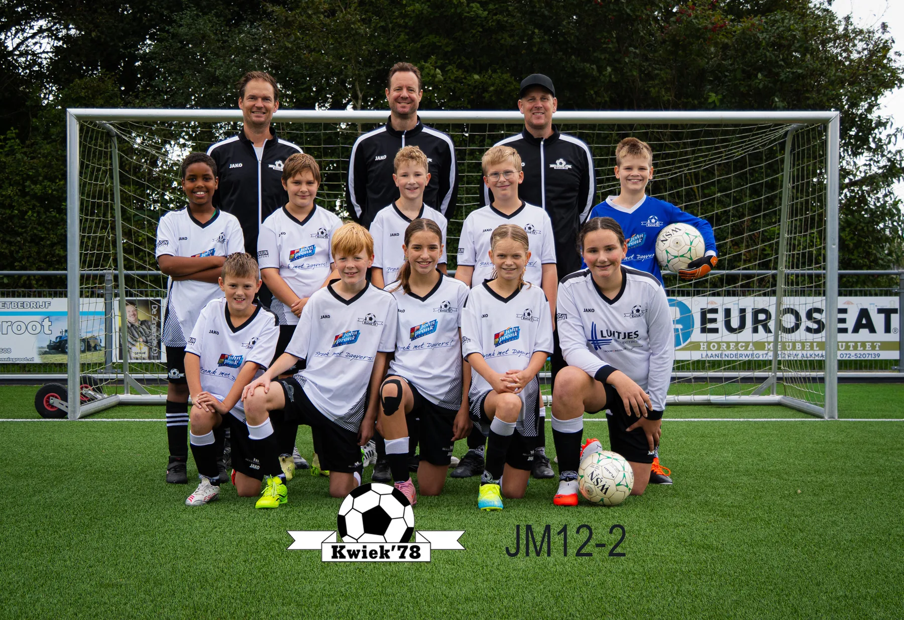 Teamfoto van Kwiek '78 O12-2