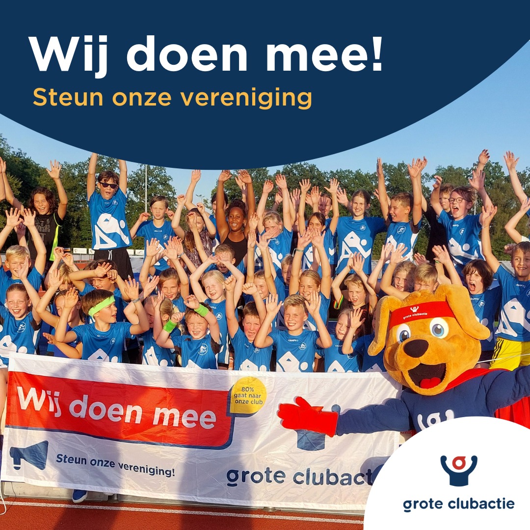 Ook Kwiek ‘78 doet mee met de Grote clubactie